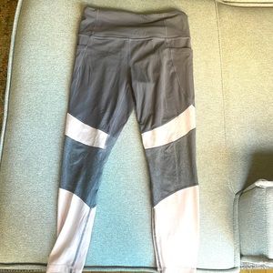 Athleta legging. Gray and light pink.
